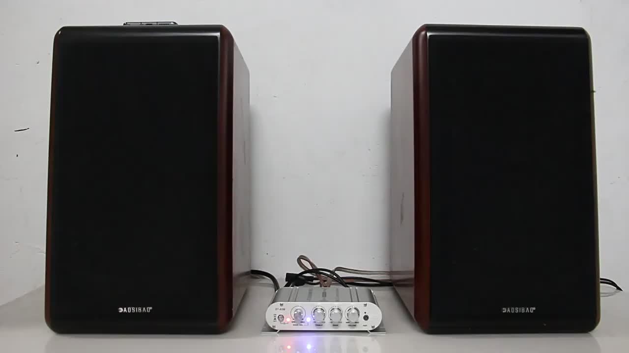 ST-838 2.1 Channel 400W Car Audio Amplifier with Aluminum Alloy Housing and Bass Boost