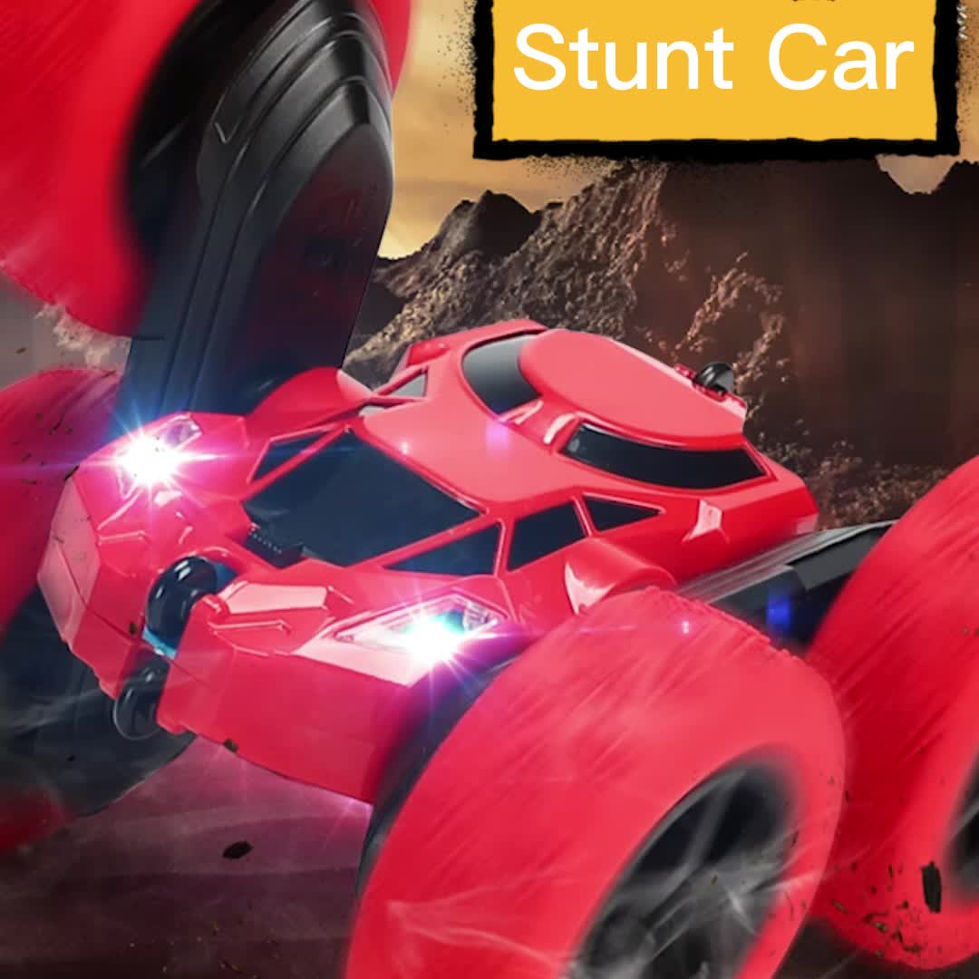 Easy to Use RC Stunt Car With Lights by Flipo All Ages Flipo