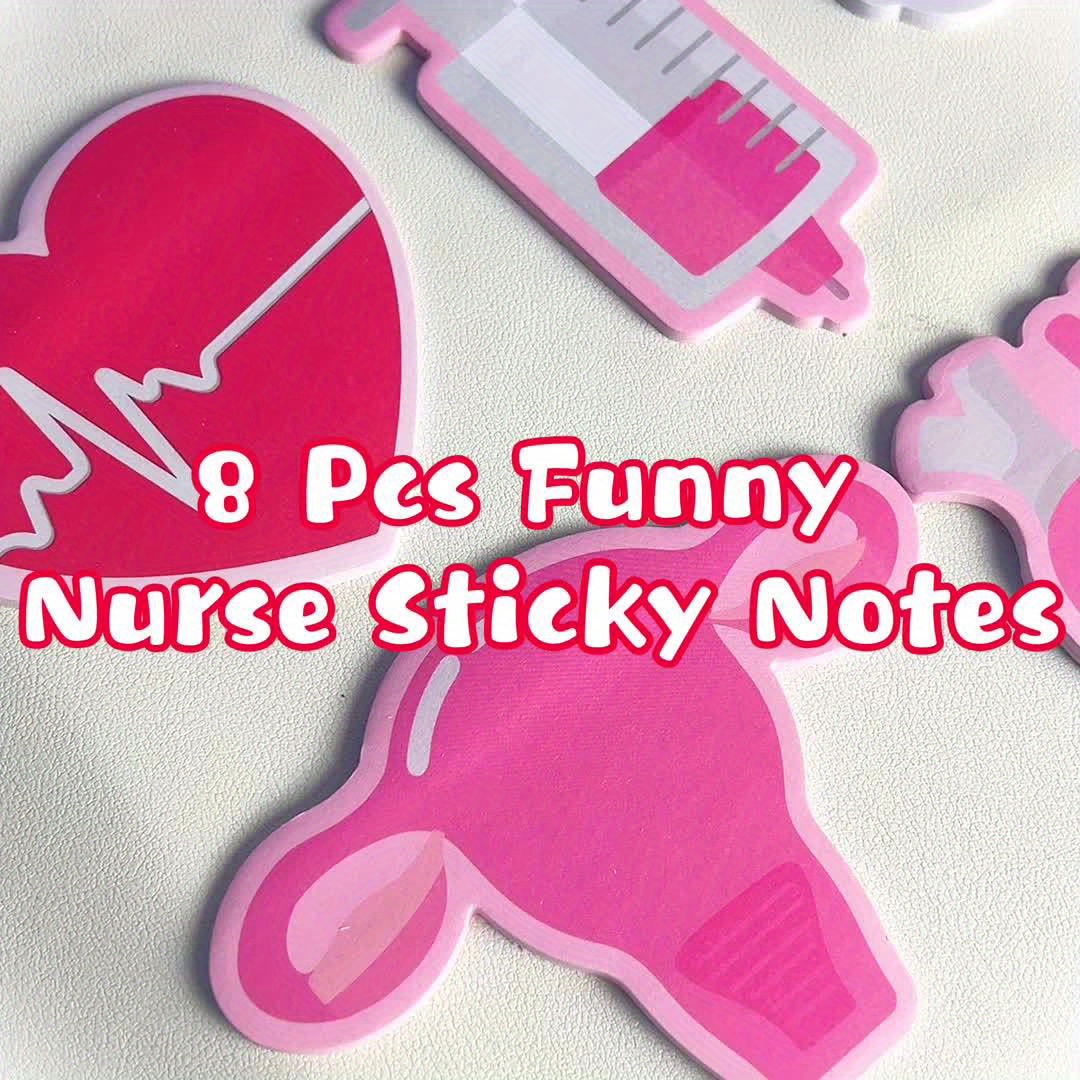 Mini Funny Nurse Sticky Notes Nursing Essentials School Nurse
