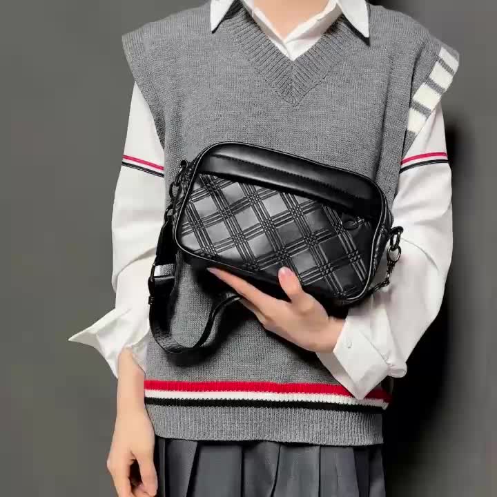 Yestrong Men Bag Female Fashion PU Leather Shoulder Bags Cute