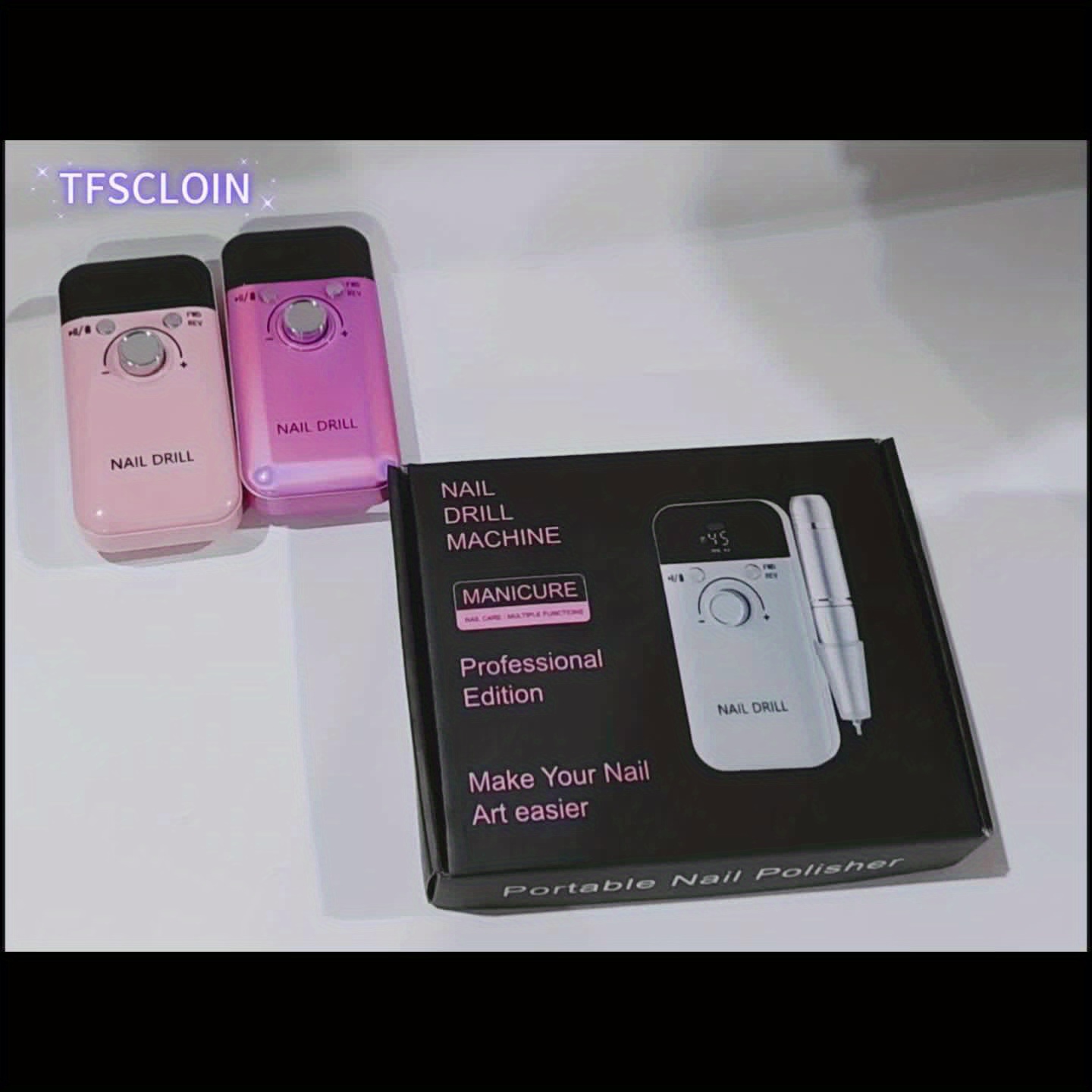 Professional Portable Electric Nail Drill Machine