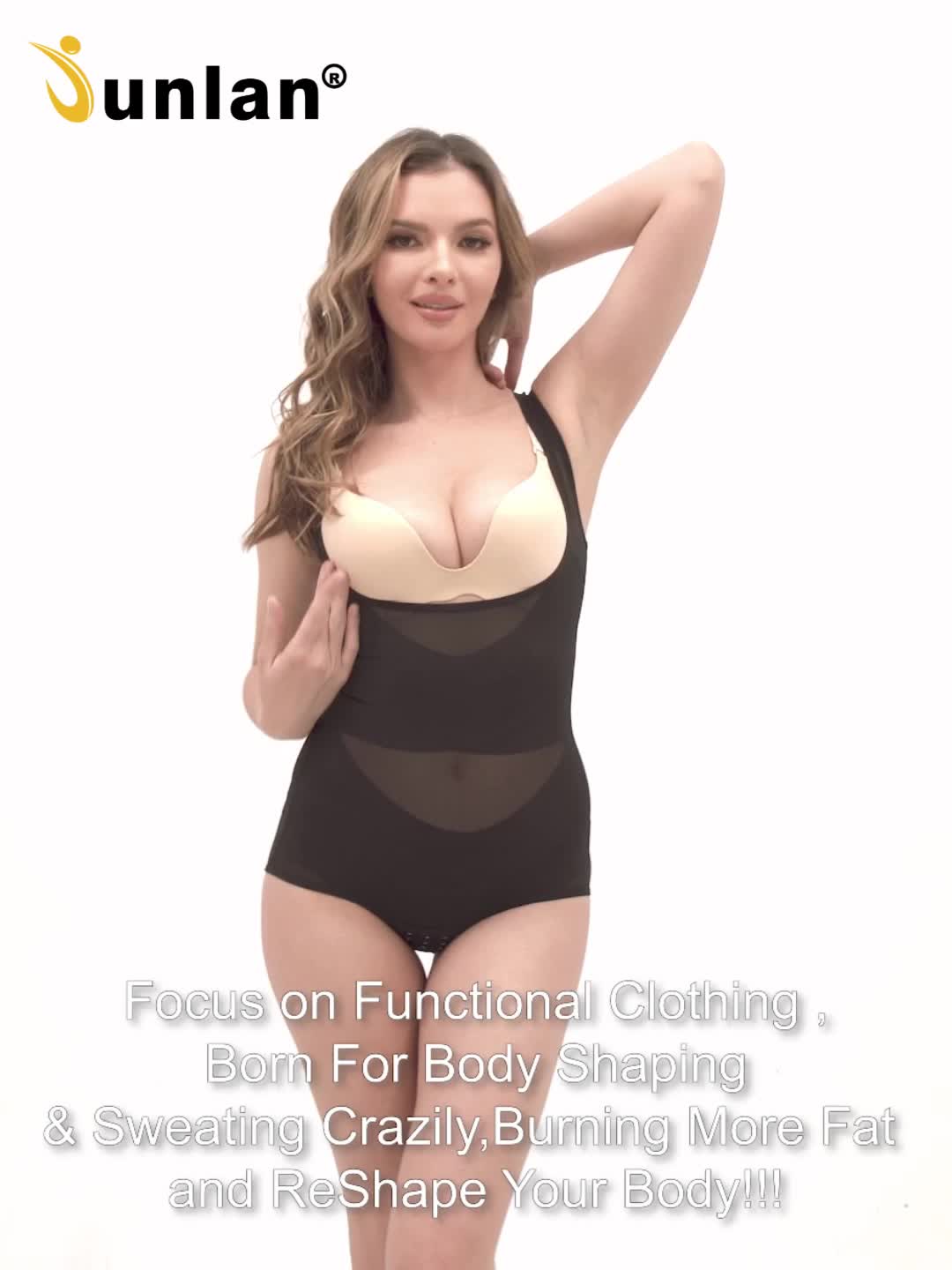 High Compression Garment Butt Lifting Bodysuit Tummy Control Body Shaper  Women