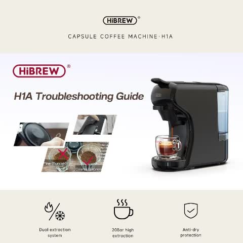 HiBREW 4-in-1 Koffiemachine met meerdere capsules