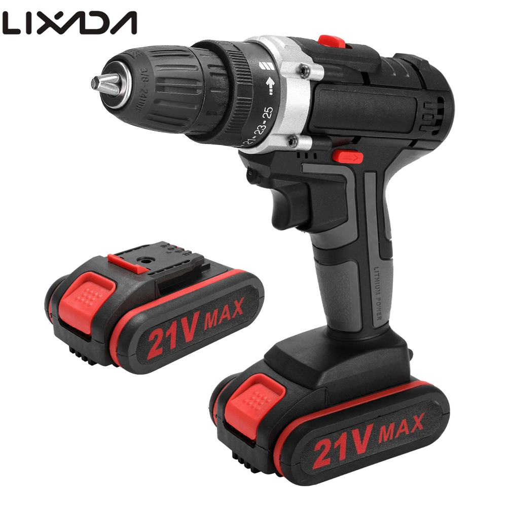 

Lixada 21v Cordless Drill - , Rechargeable Lithium Battery, Multifunctional Electric Hand Tool For Diy & Lawn Care, Lixada