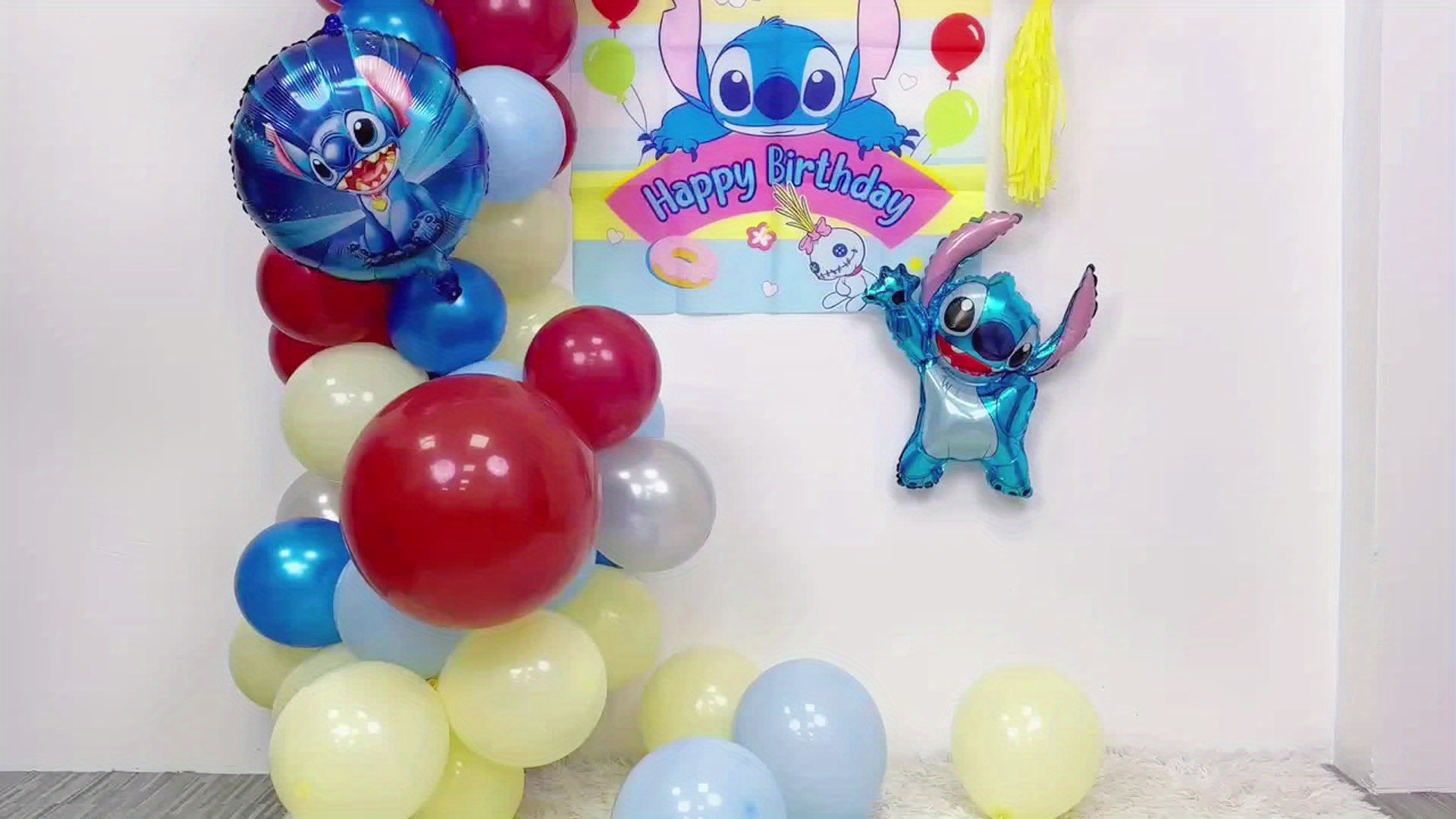 Ship Today,stitch Birthday Party Decoration, Lilo and Stitch,stitch  Balloons,bouquet,psrty Theme,birthday Tableware,supples,gift 