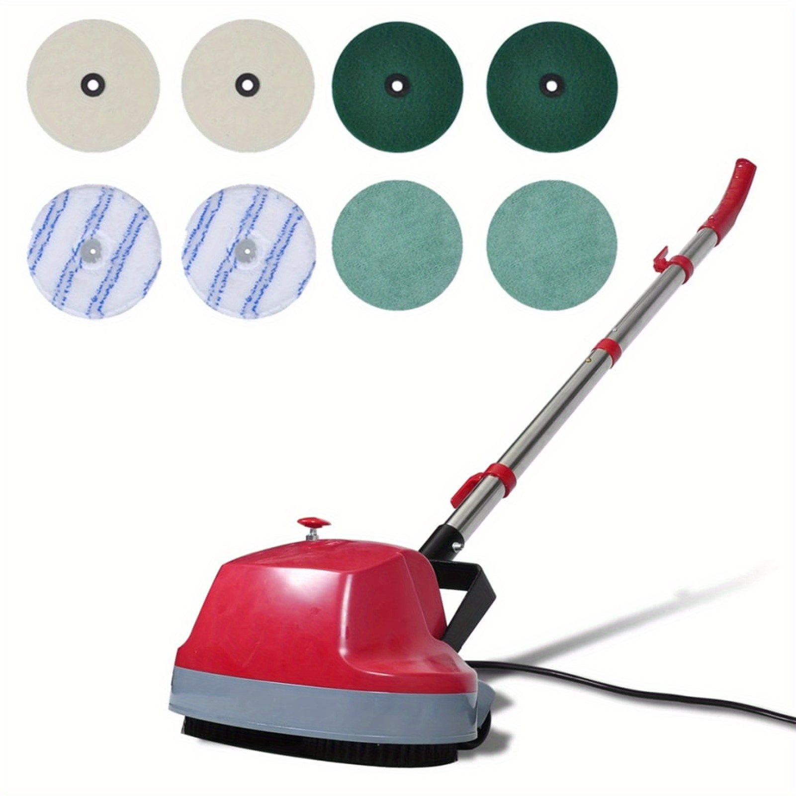 

5-in-1 Double-head Floor Polisher & Scrubber