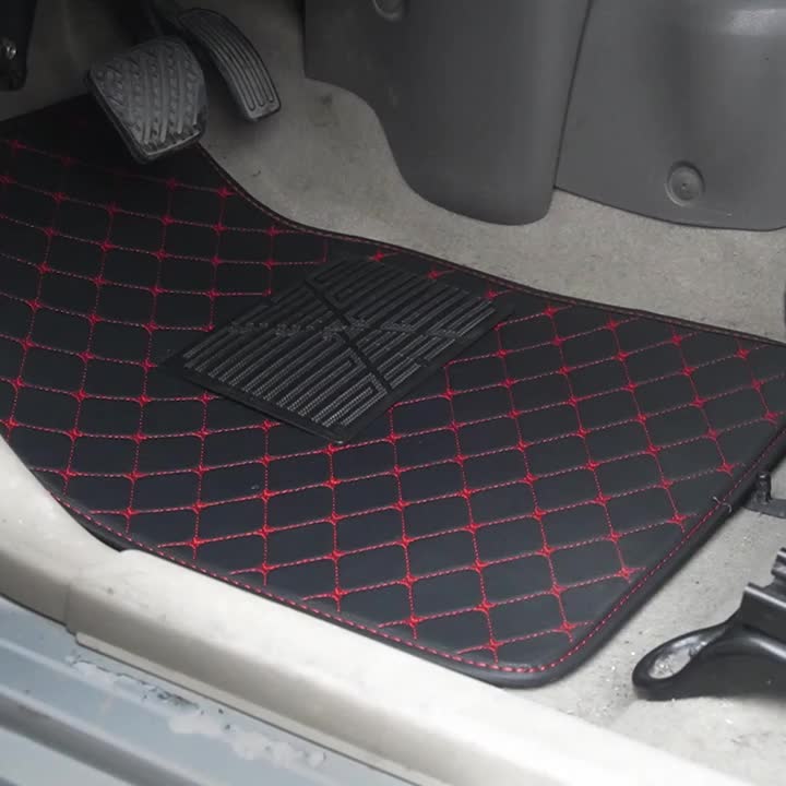 4-teiliges Set universeller Auto-Fußmatten aus rutschfestem PVC,  verschleißfest, wasserdicht und leicht zu reinigen Sale - Banggood  Deutschland Mobile