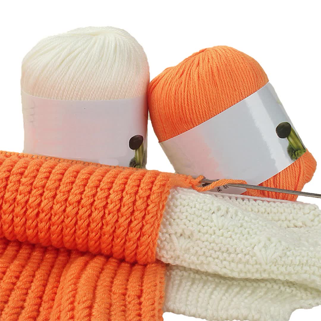 Hand Knitted Baby Yarn Soft Yarn For Sweater Scarf Hat - Temu