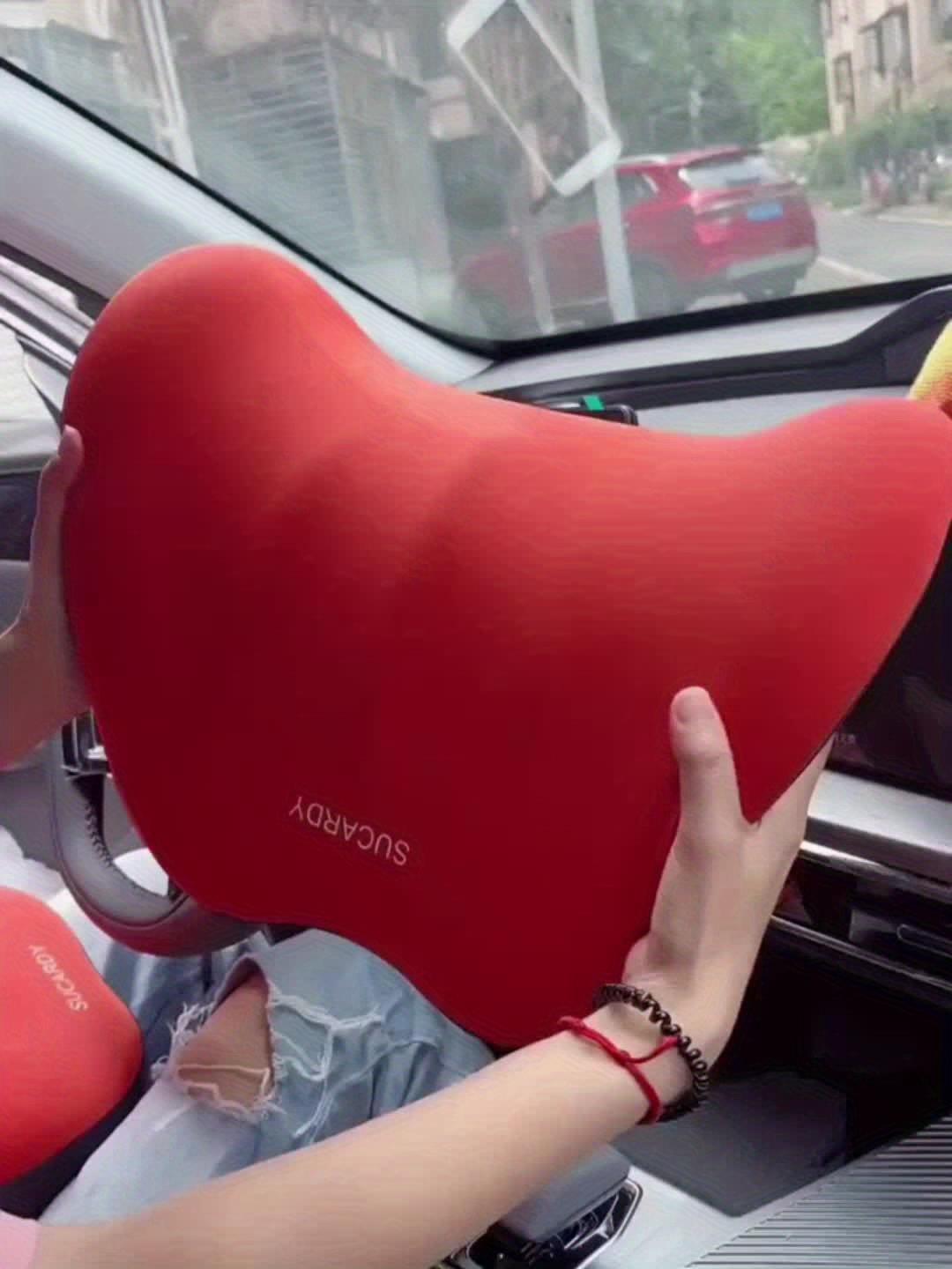 Car Headrest Lumbar Pillow 100% High Rebound Imported Memory Foam