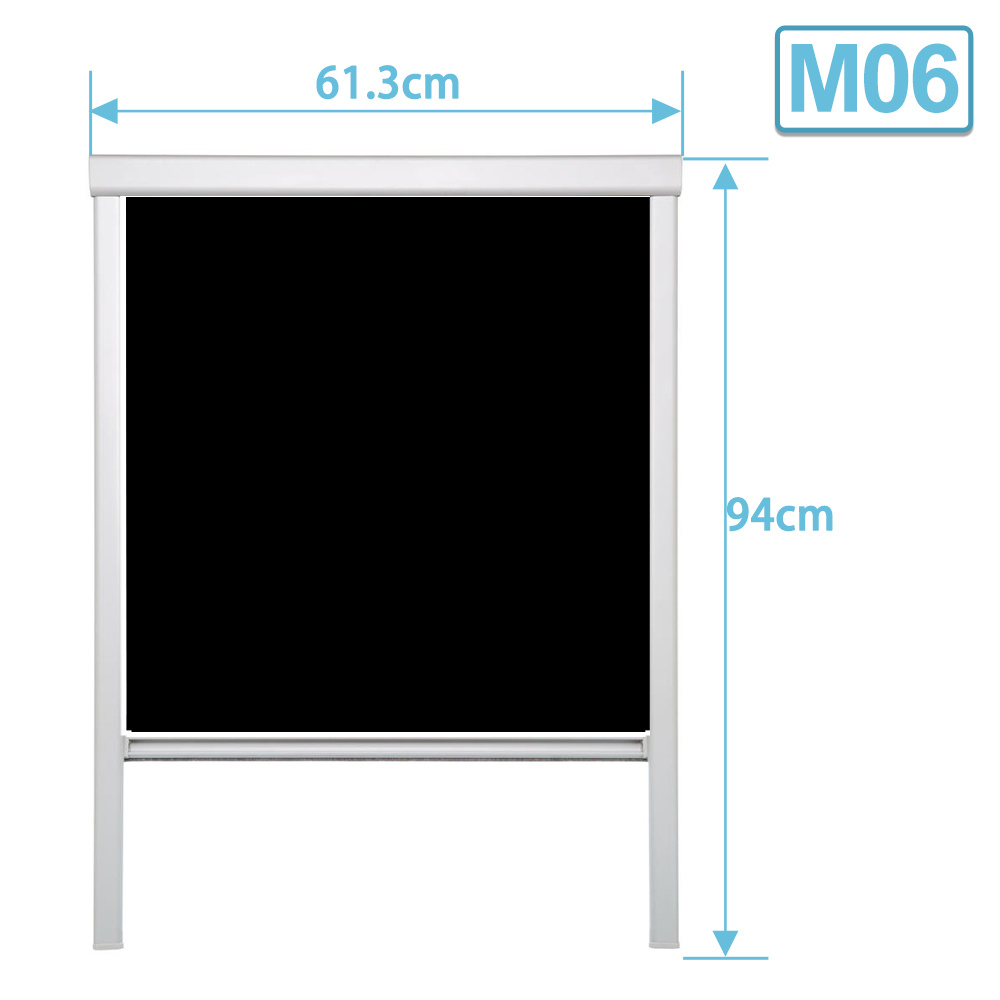 TEMU Volet roulant occultant pour fenêtre de toit compatible avec GGL/GGU/GHL/GXL/GPU - Store -lumière avec rails latéraux, fonctionnement outil et