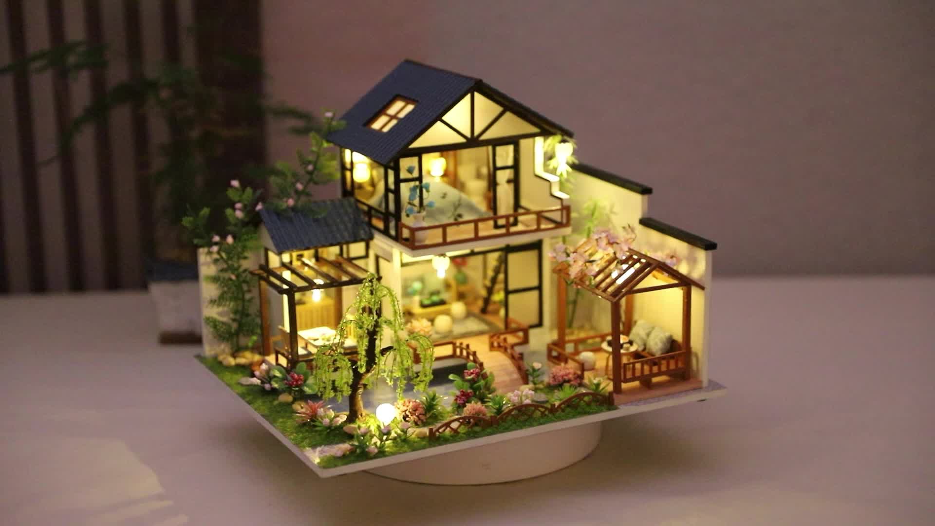 shanjiushi Maquette Maison Miniature pour Adulte à Construire, DIY Maison  de Poupée Miniature Bois en Kit avec Meubles Outils, Cadeau de Bricolage  Artisanal (Loft D'époque) Loft D'époque Loft D'époque