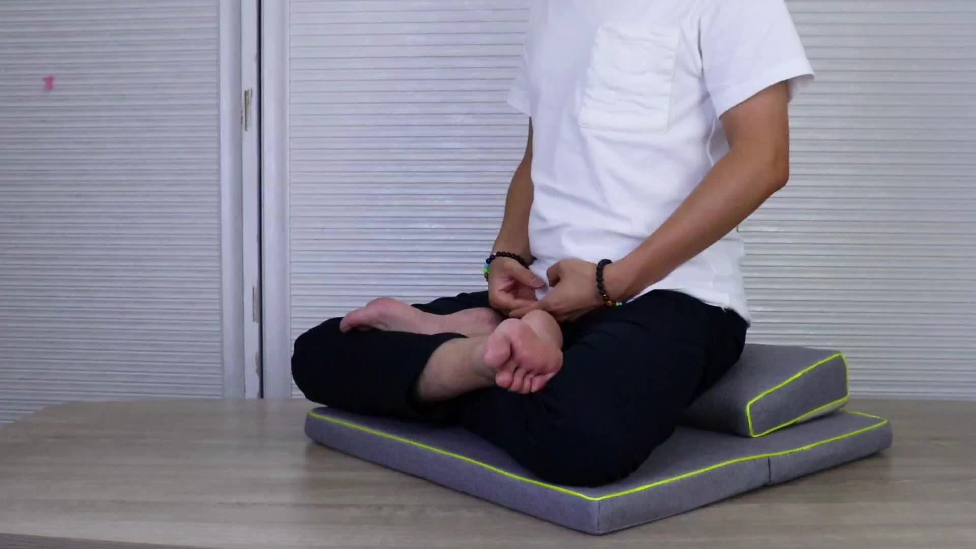 Embroidered Yoga Meditation Cushion Pillow Soft Mat Set - Temu