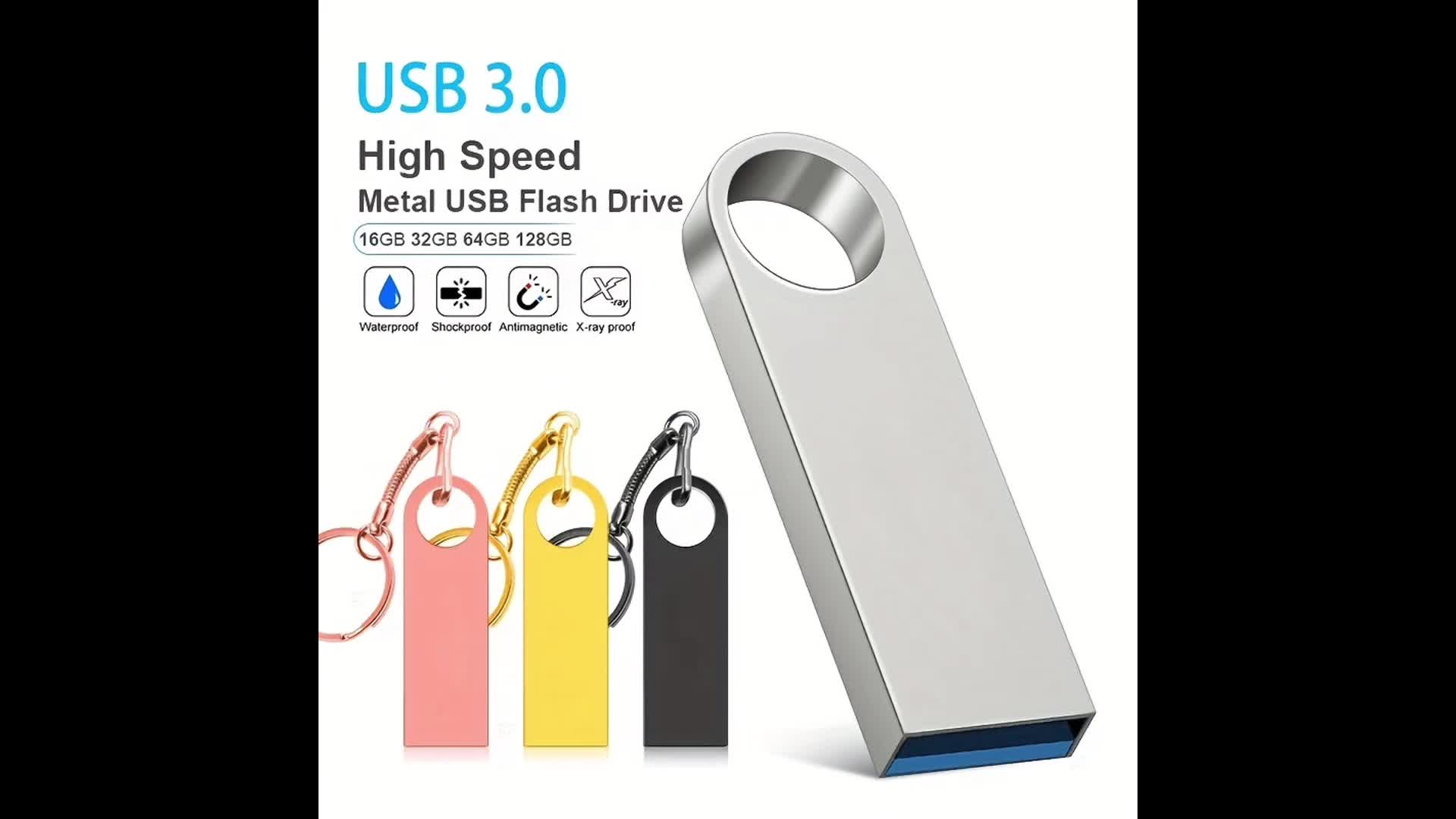 Pendrive 16GB 32 GB de 64GB 128 GB 256 GB 3 en 1 unidad Flash USB