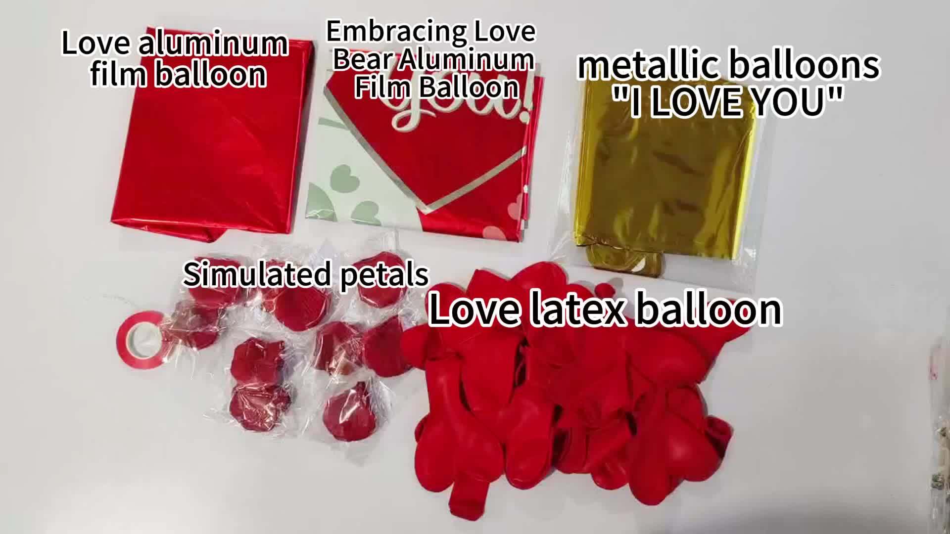 20red Heart Balloon + 2 Love Heart String Balloon Support - Temu