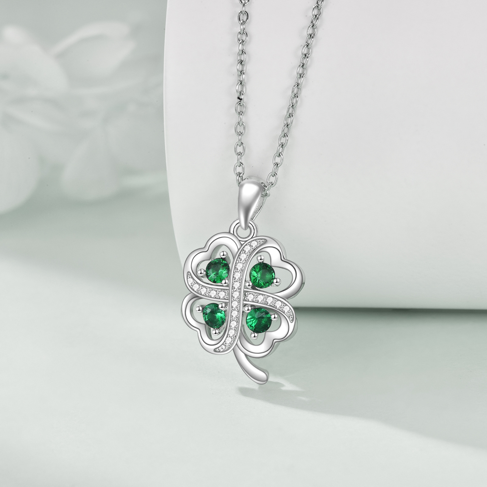 Four Leaf Clover Necklace for Women