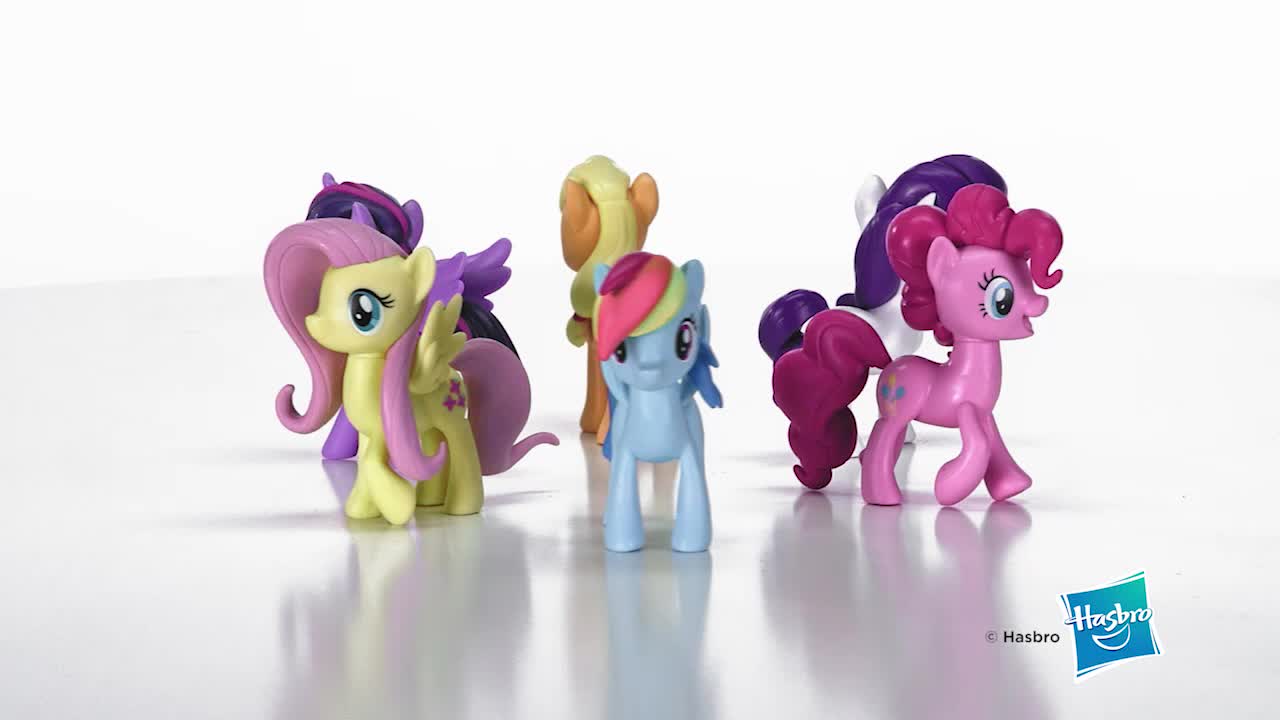 My Little Pony Friendship Magic Anime Figure Toys Rarity Fluttershy Rainbow  Dash Pinkie Pie Kid Toys for Girls Action Model Gift