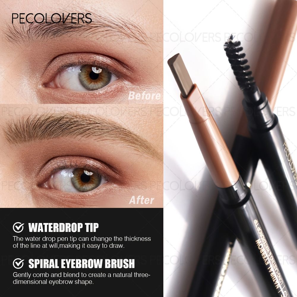 Makeup Brush and Eyebrow Comb Set