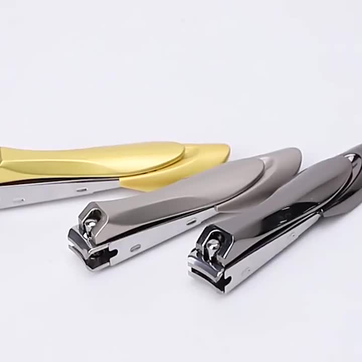 Durable Stainless Steel Nail Clippers With Catcher For Thick Nails - Sharp  And Easy To Use For Men And Women - Temu