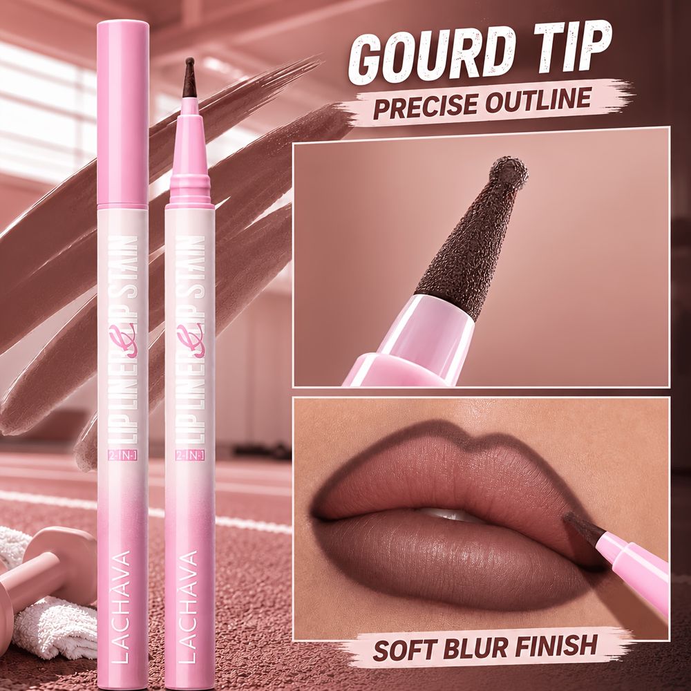 LACHAVA 2-In-1 Gourd Tip Liquid Makeup Brush Set