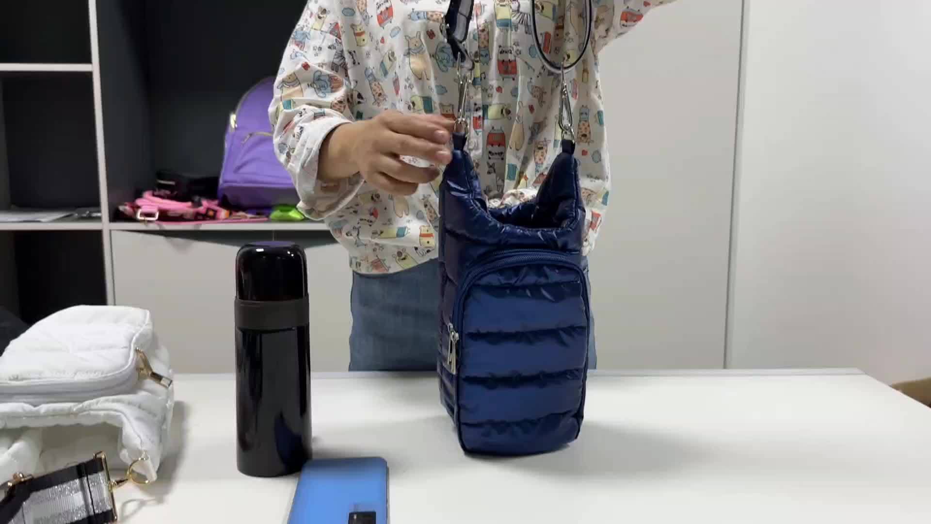Mens Shoulder Bag With Water Bottle Holder - Temu