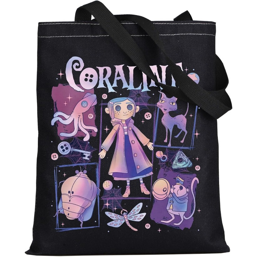 TEMU Tote Bag Horror Movies Gift Mr. Bobinsky Mr. Bobinsky Fans Reusable Grocery Bag Cartoon