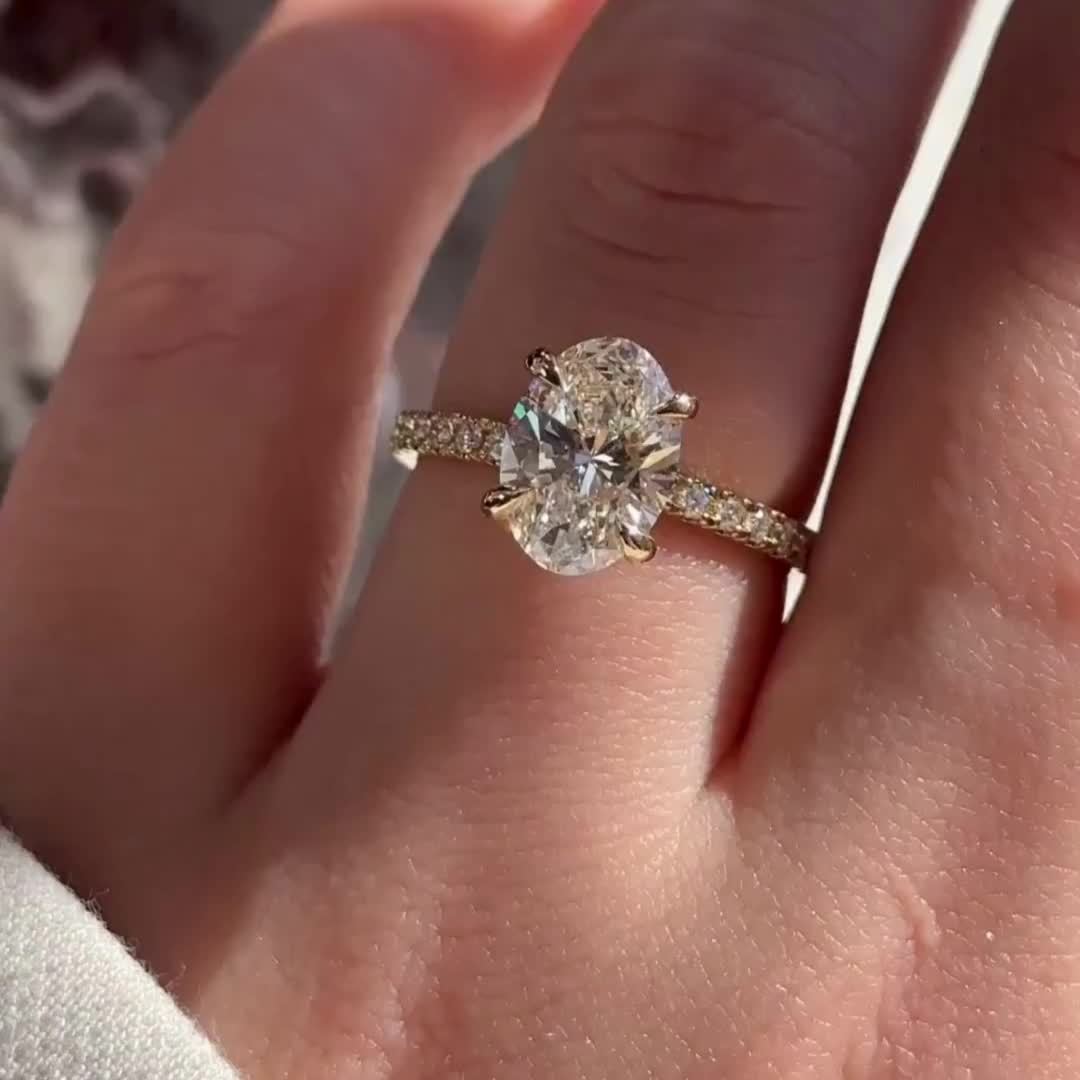 S925 Silver Ring with 14K Golden Plating
