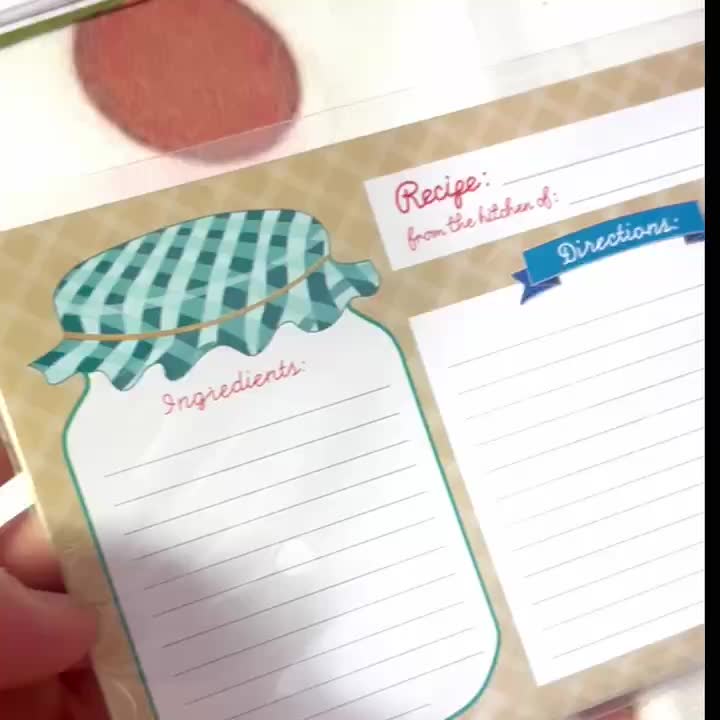 Cute Recipe Cards