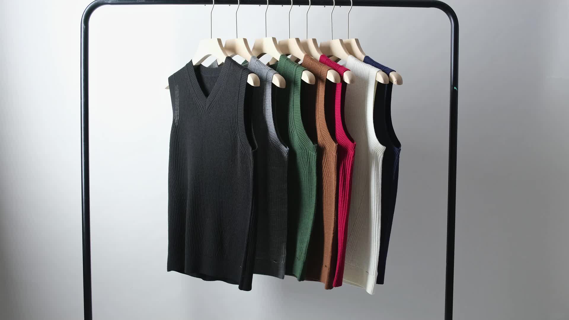 Men's V Neck Sweater Vest Pullover Solid Color Sleeveless - Temu United  Kingdom