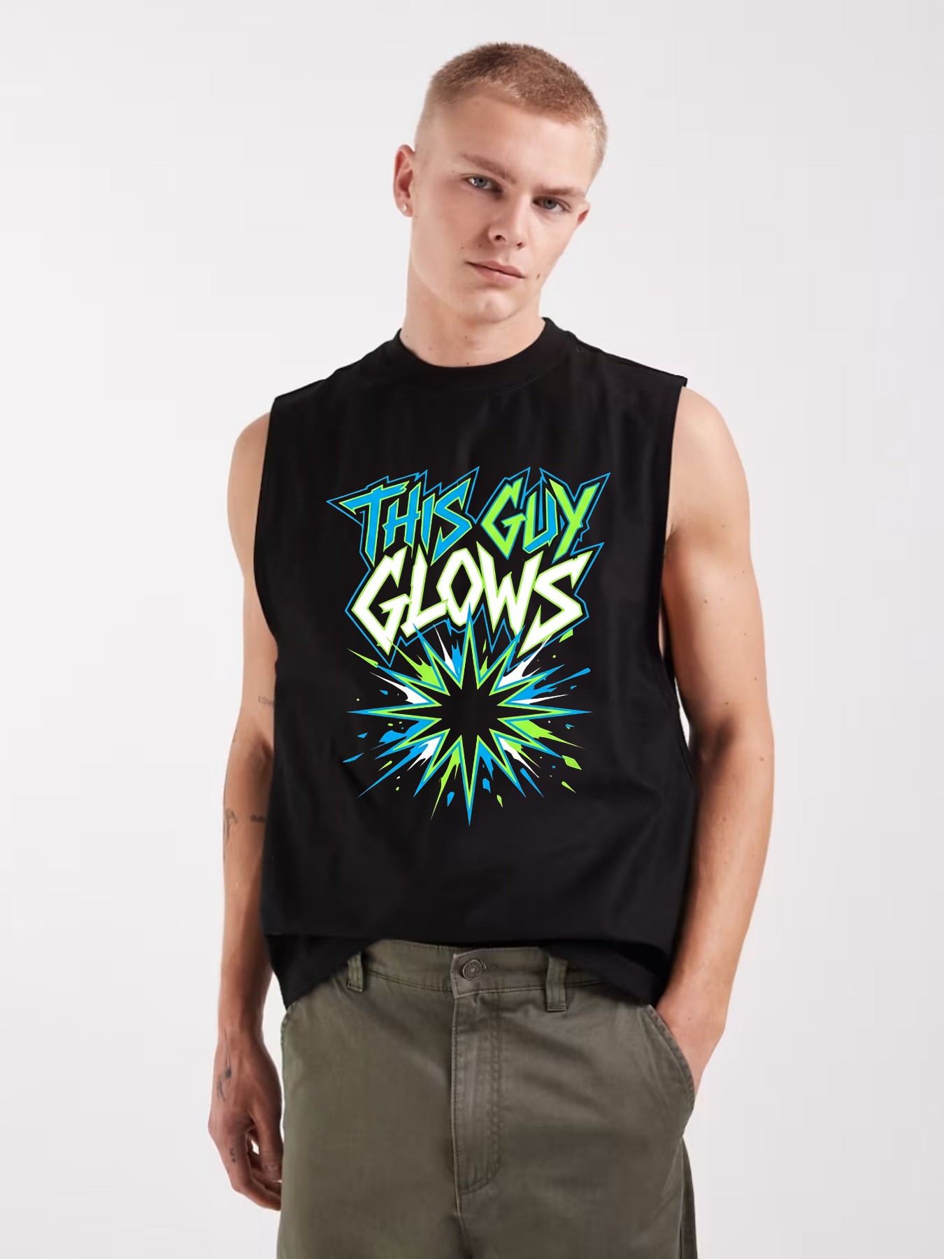 glow party outfits for guys sold on Temu United States