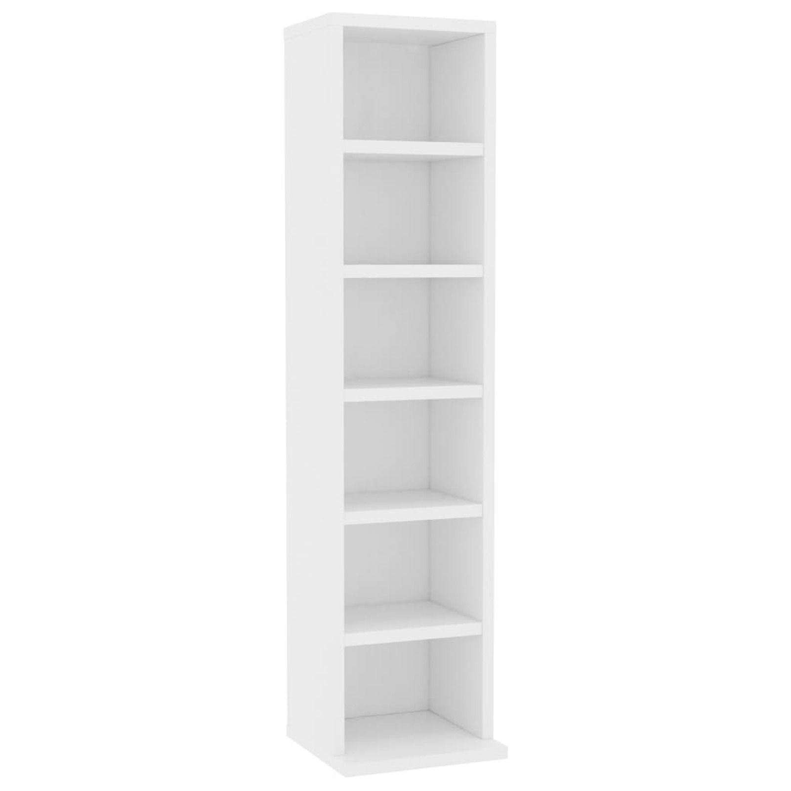TEMU Cd Cabinet White 21x20x88cm Wood Cd Tower Cd Storage Cabinet Shelf For Living Room Bedroom And Office, Utility Racks