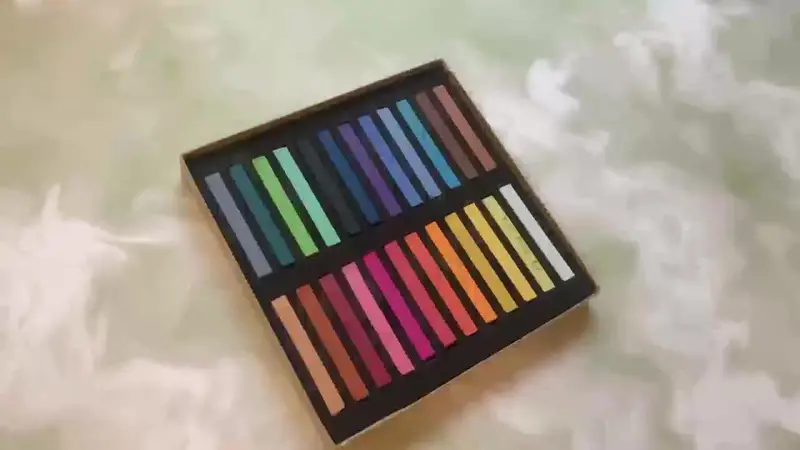 Marie's Colored Chalk Artist Drawing Chalk In A Box Pigment - Temu