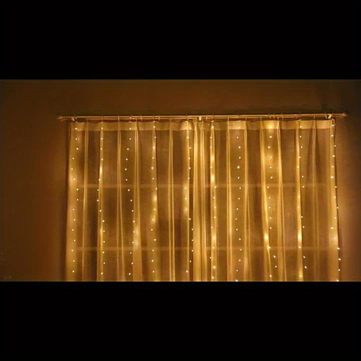 11€45 sur 3 * 3m LED guirlande lumineuse jardin rideaux Décoration pour  Fête Noël Mariage EU plug 220V (pur blanc) - Luminaires extérieur - Achat &  prix