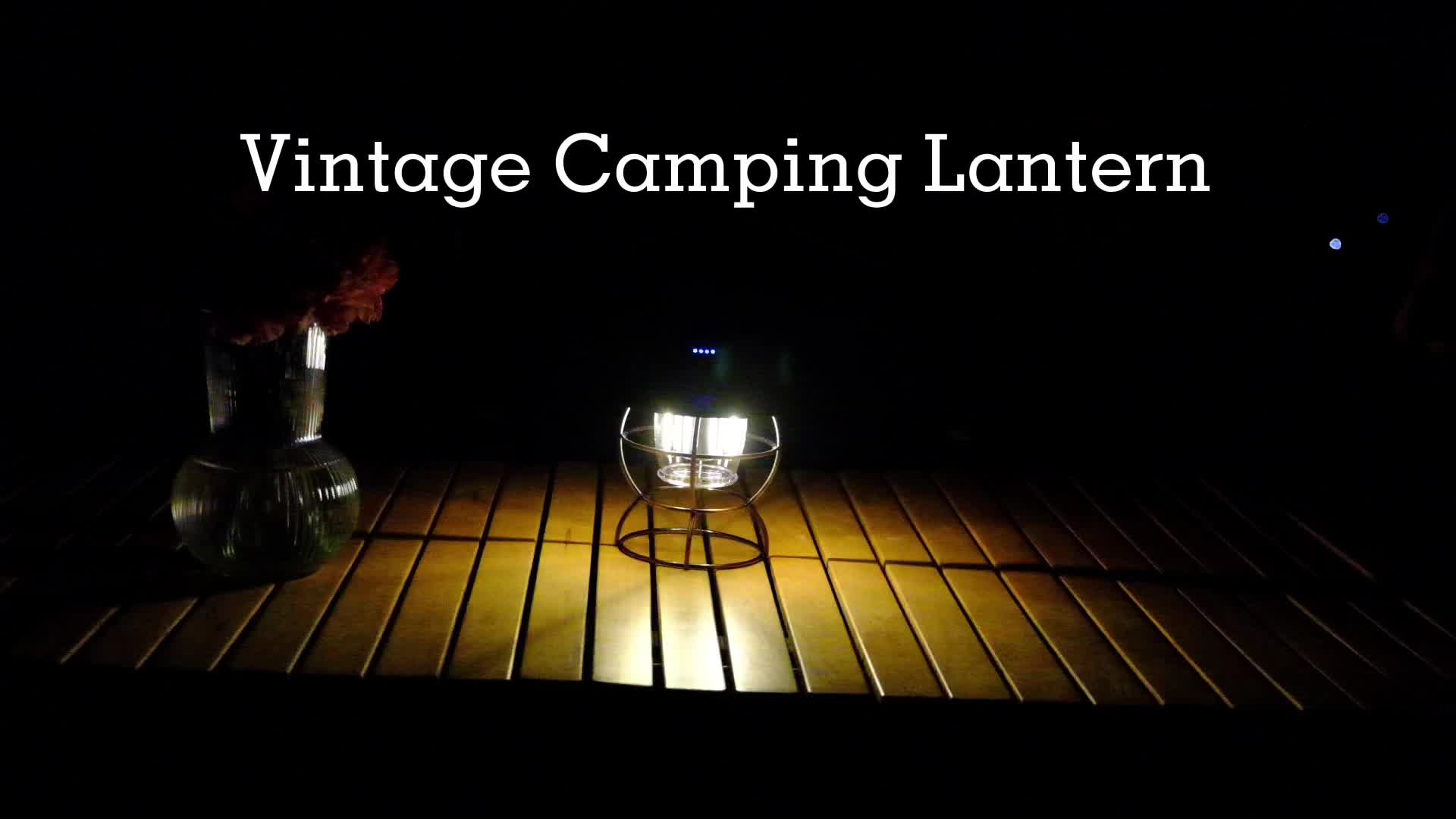 Camping Lantern Rechargeable, 1500LM Dimmable LED Vintage Lanterns  Waterproof High Capacity Portable Lantern Flashlight COB Lightweight Tent  Light for