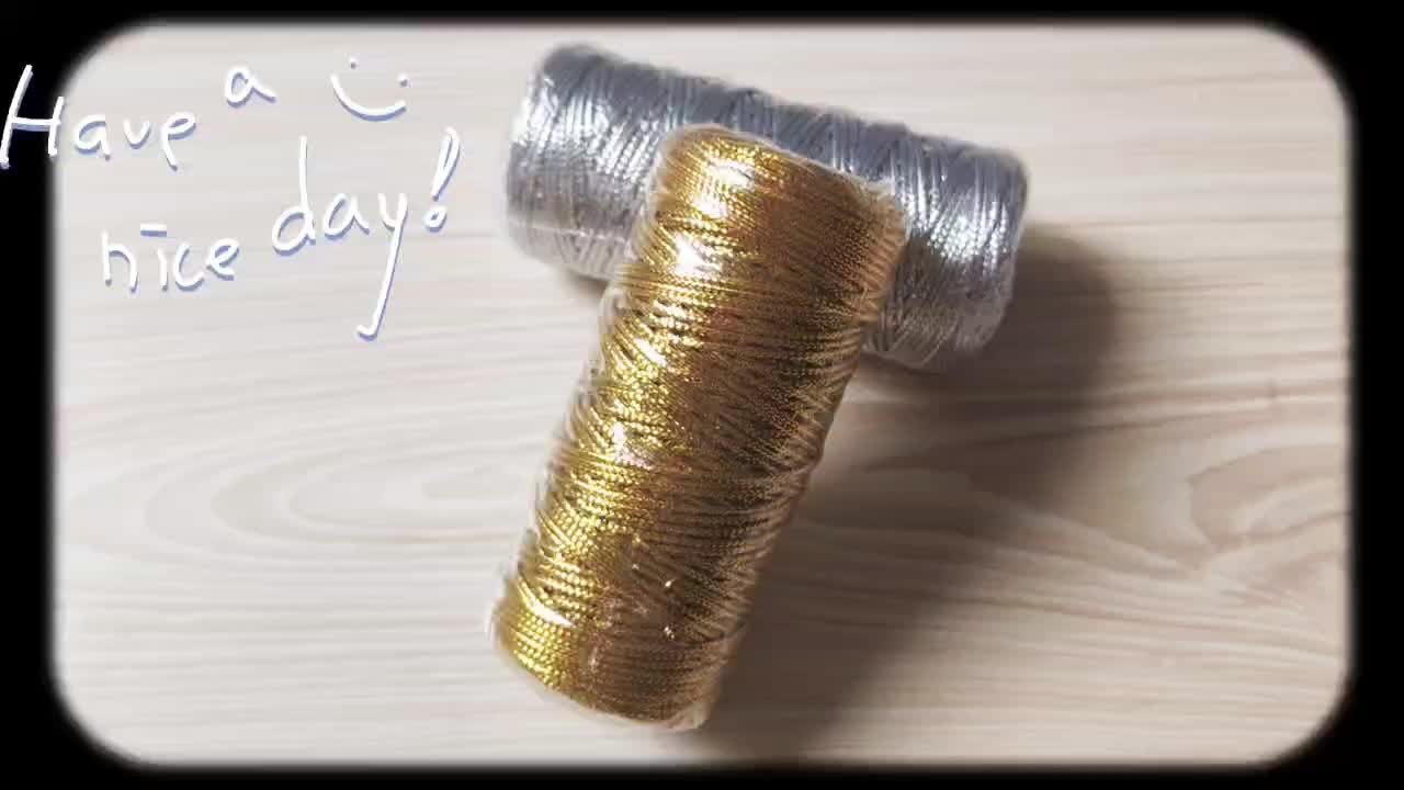 Golden Onion Thread Rope No Stretch Gift Wrapping Diy - Temu