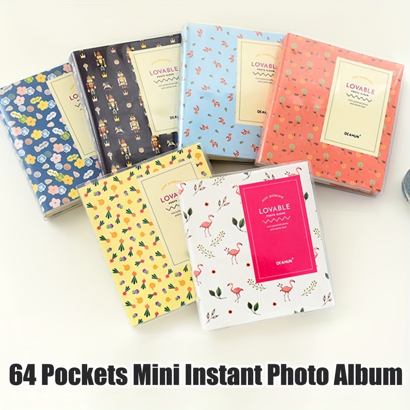 68 Pocket Instant Macarone Coil Photo Album Picture Case Storage