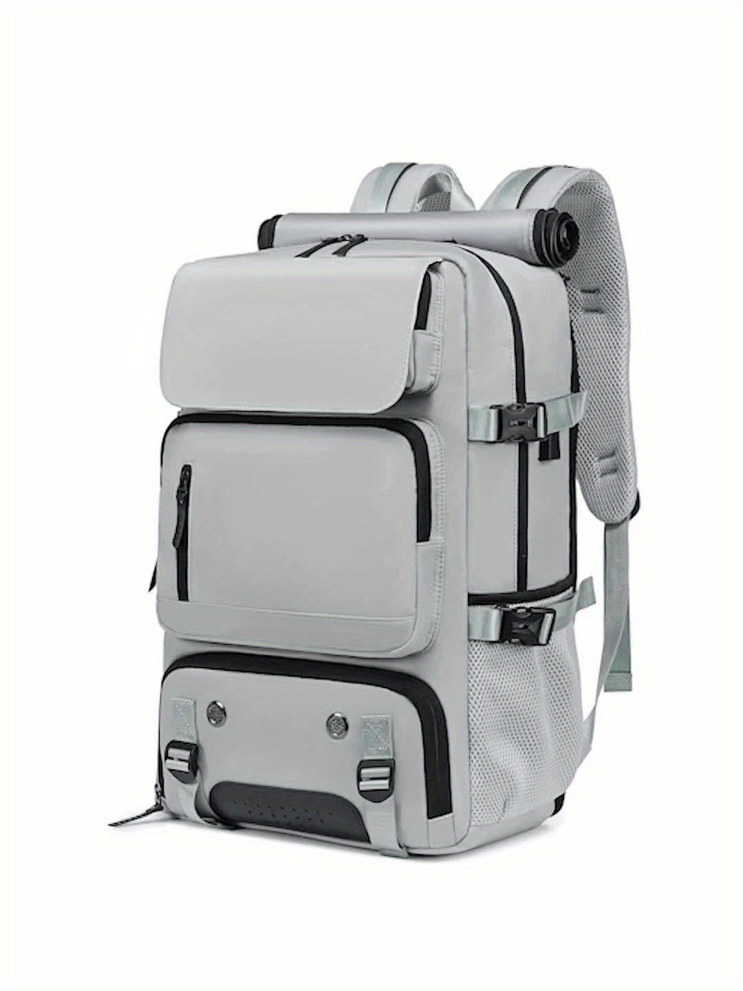 1pc Bolso de Viaje para Hombres, Bolso de Gran Capacidad para Senderismo, Bolso Multifuncional para Negocios y Computadora, Bolso Impermeable con Bolso para Tenis - Imagen 21