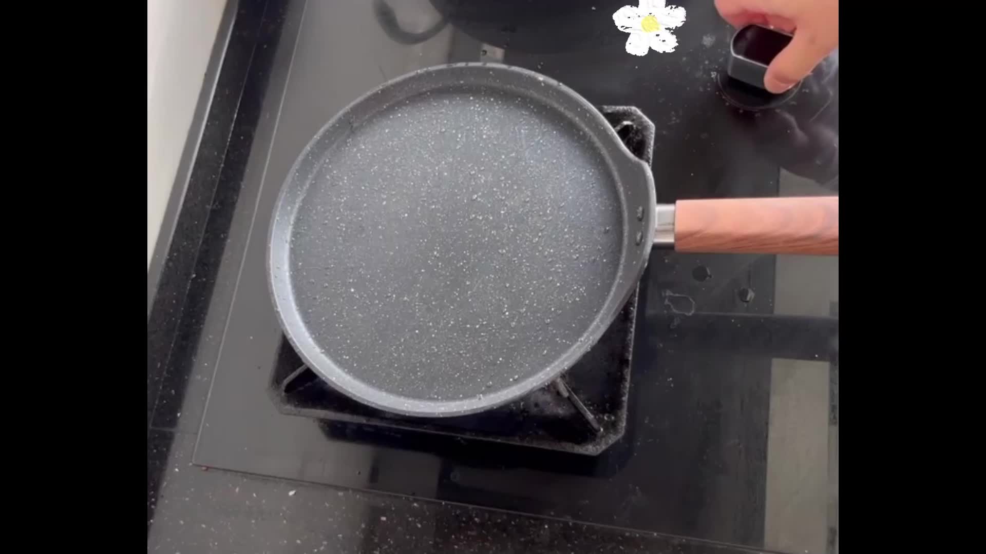 Pizza Pan Nonstick Crepe Pan With Spreader Granite Coating - Temu