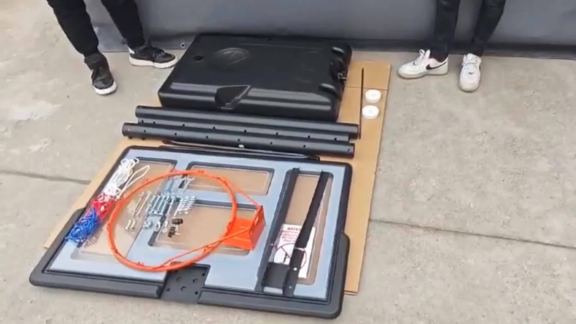 Mobile Basketball Stand with Adjustable Height