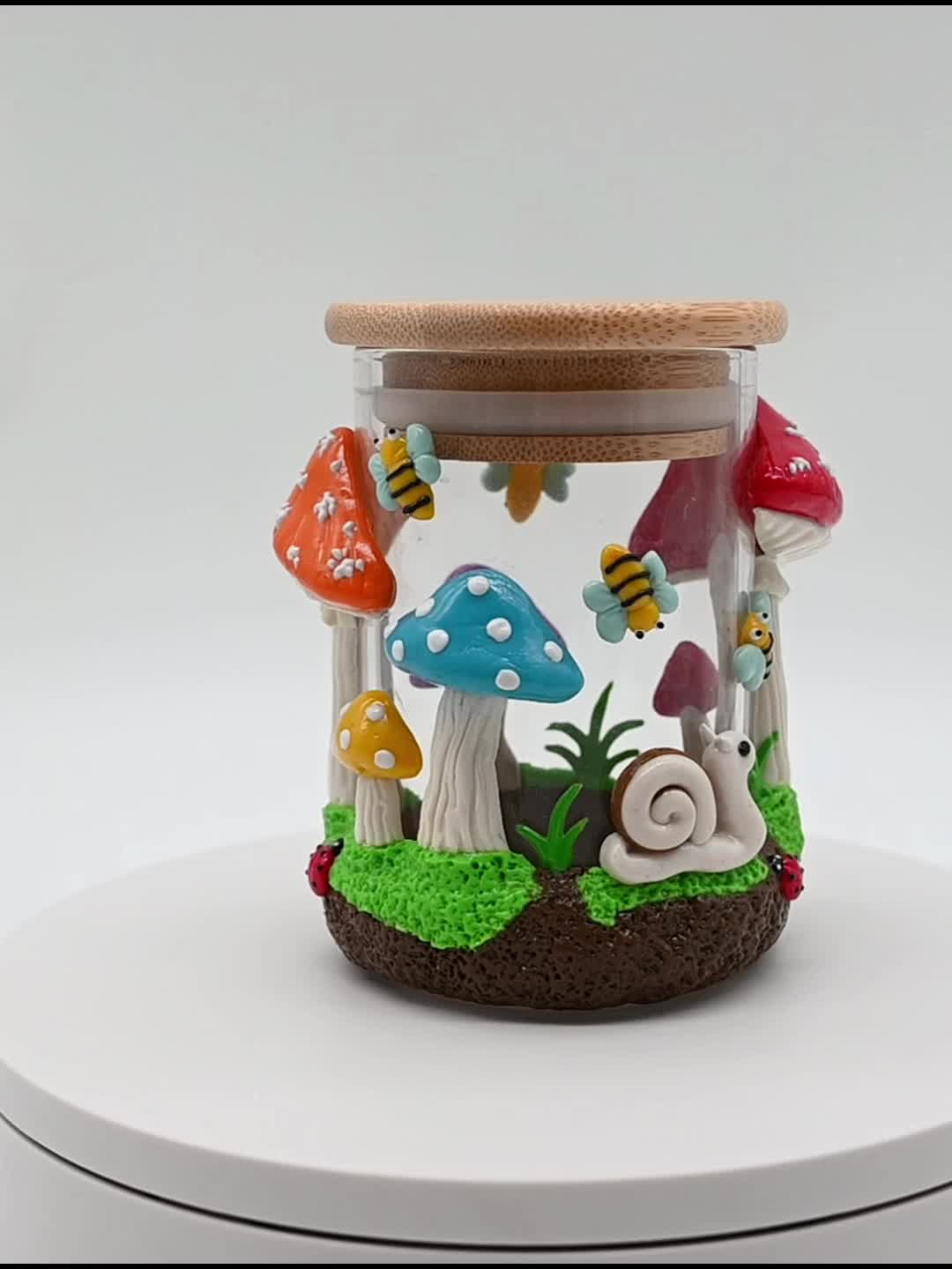 Mushroom Clay Jar Class – AllGoodArt
