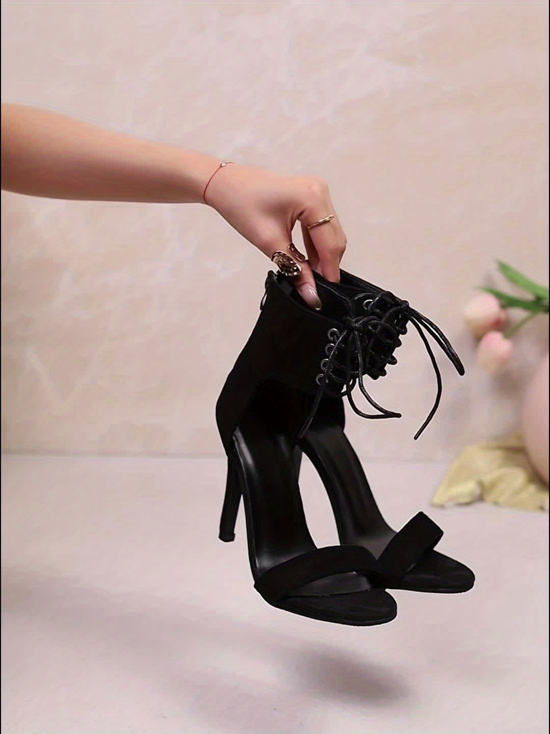 Tacones altos versátiles para mujer, elegantes, modernos, cómodos, transpirables y con estilo. Zapatos para mujer. - Imagen 6