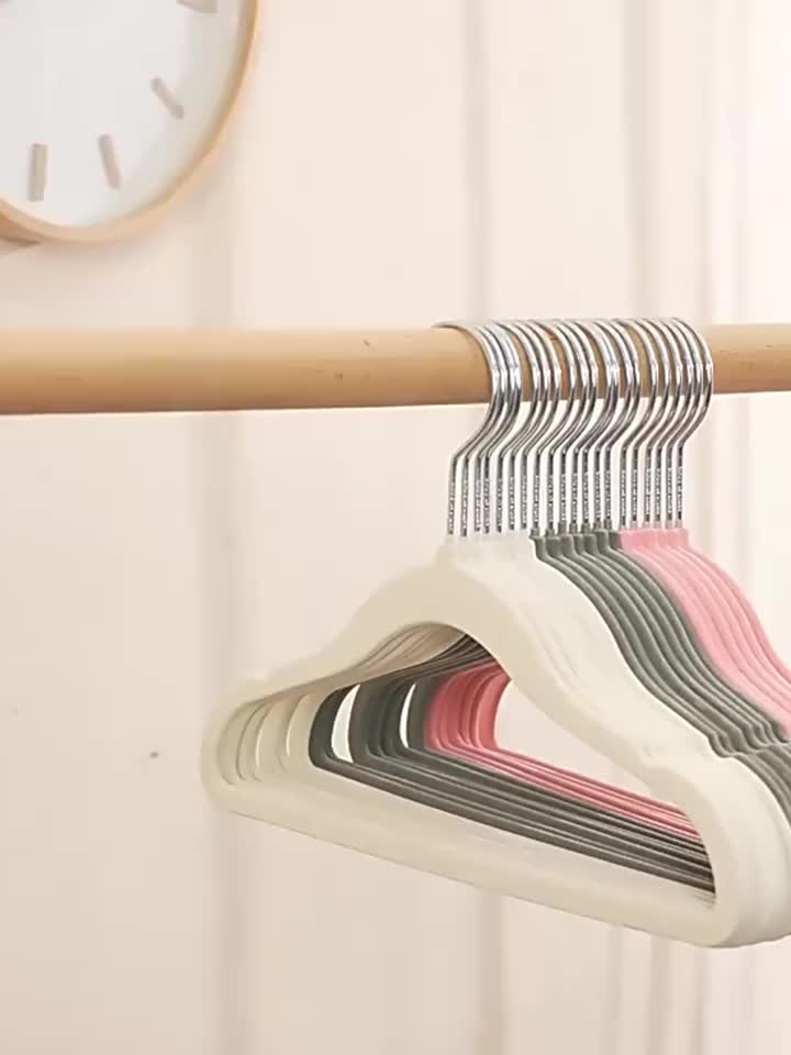 Hanging Non-marking Clothes Hangers, Acrylic Non Slip Clothes Racks,  Household Space Saving Storage Organizer For Bedroom, Bathroom, Office,  Entryway, Closet, Wardrobe, Home, Dorm - Temu