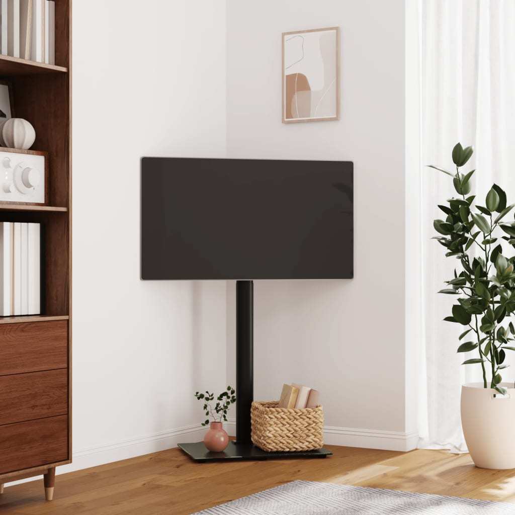 Corner Tv Stand 1-tier For 32-65 Inch Stand Entertainment Center With Storage, Media Television Table For Living Room Bedroom