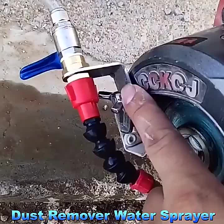 Système de pulvérisateur d'eau dépoussiérant Buse de liquide de