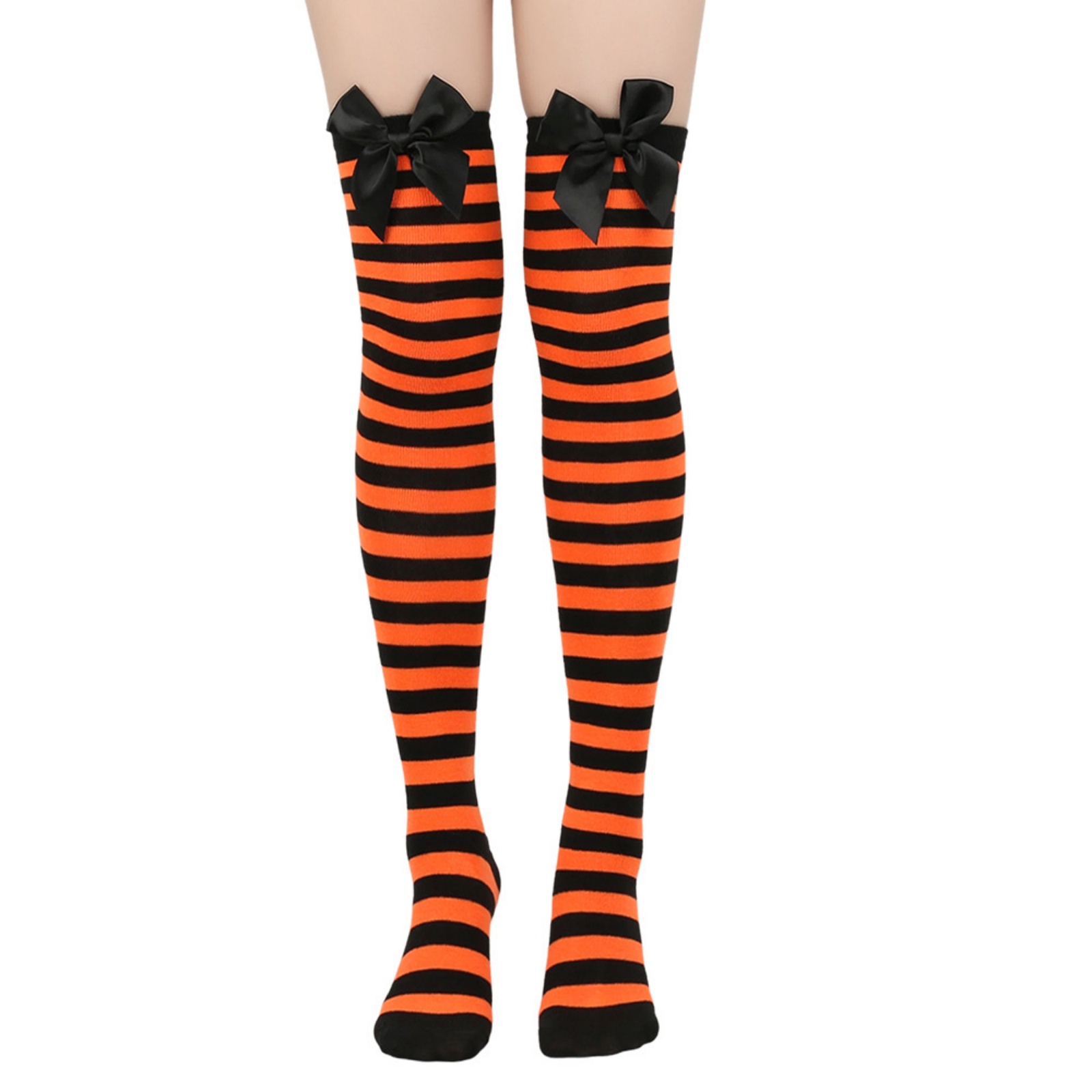 TEMU Calf Socks, Women's Bowknot Over The Knee Stockings