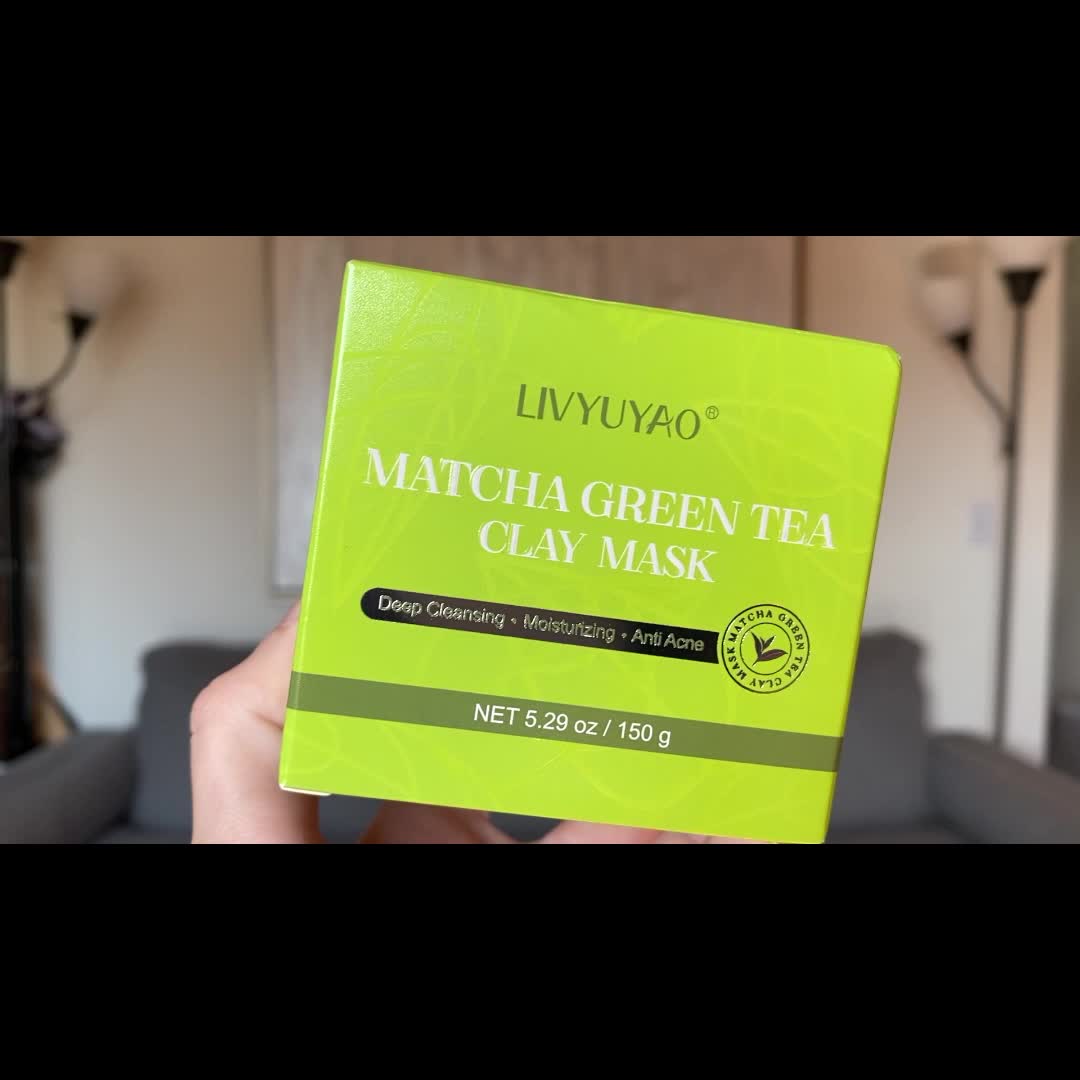 Green Tea Matcha Mud Mask Deep Cleansing Moisturizing and Hydrating Mask