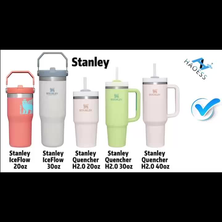 Protective Silicone Boot For STANLEY Quencher 2Pcs 10-40oz Tumbler SEAFOAM  NEW