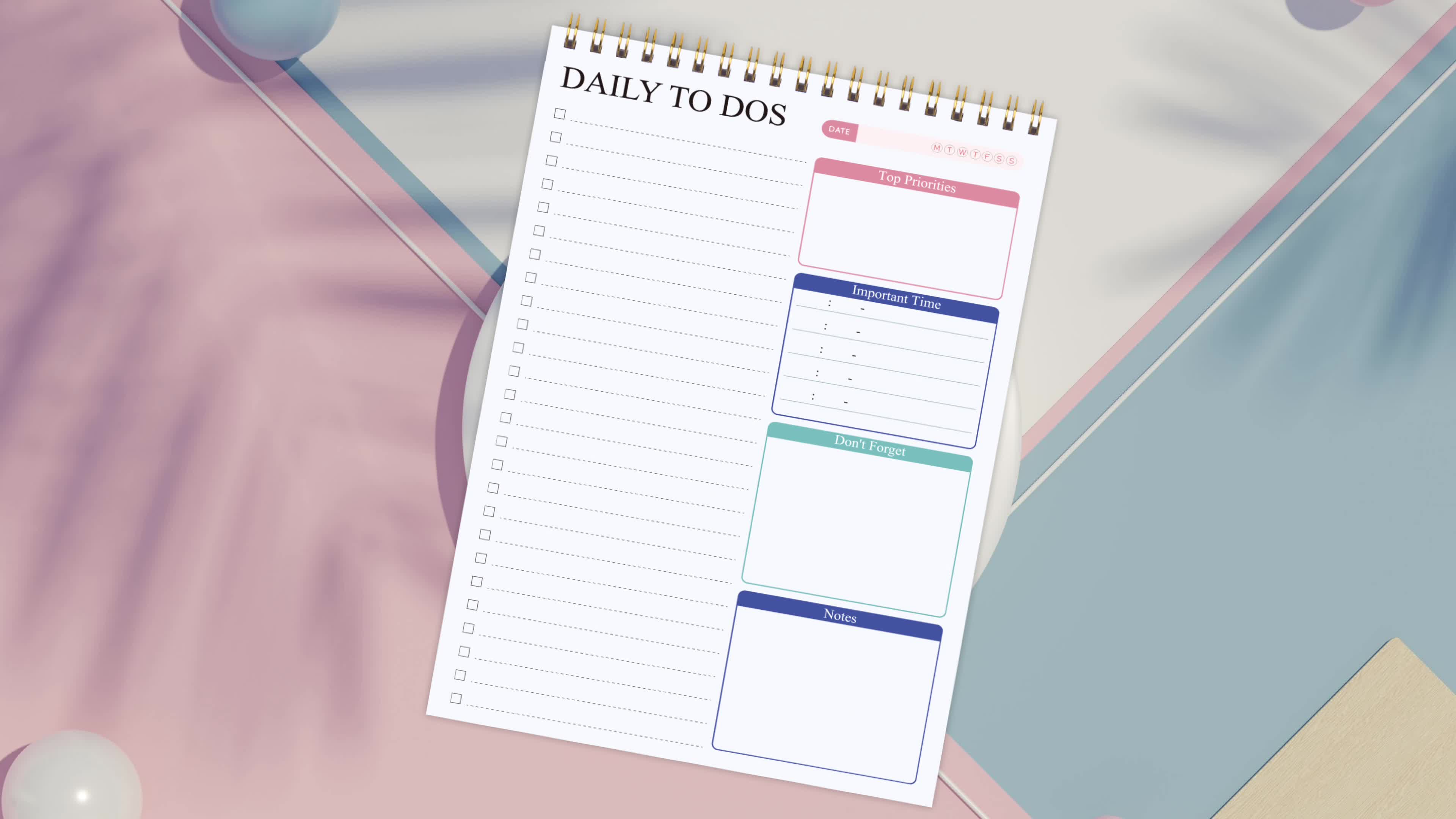 Stay Organized Track: Daily Planner Undated List Notebook - Temu