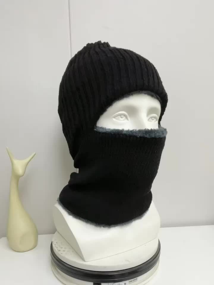 Passamontagna Cappello Caldo Lavorato A Maglia Sciarpa - Temu Italy