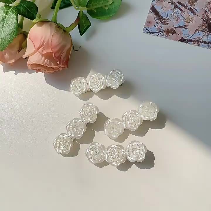 Beautiful Rose Hairpin, Exquisite Gift for Special Occasions