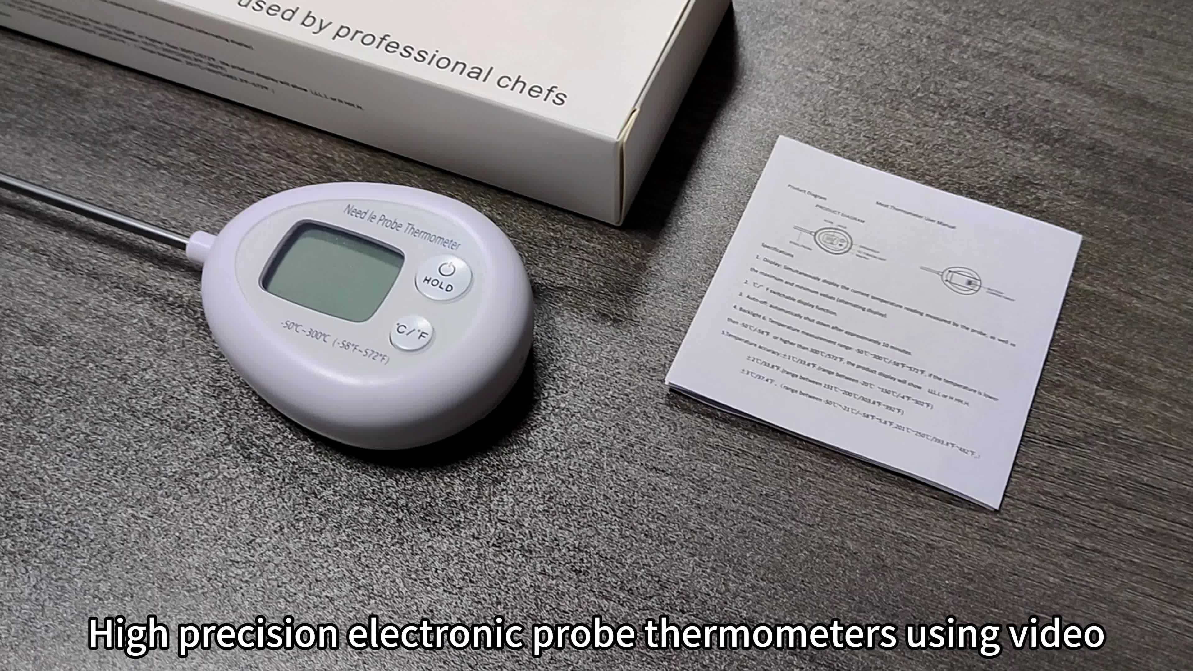 Needle probe thermometer